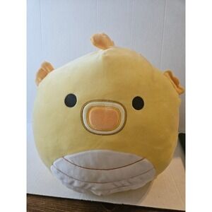 Squishmallows Yellow Fish Plush‎ Stuffed Animal Toy Round Cute 12 Inch